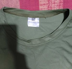 2 Tan Basic Tee - Size XL
