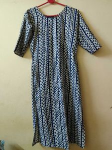 Straight Blue Kurta