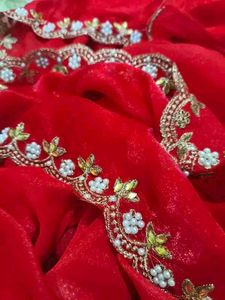 Elegant Red Saree