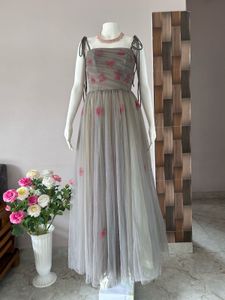 Pretty Floral Embellish Gown