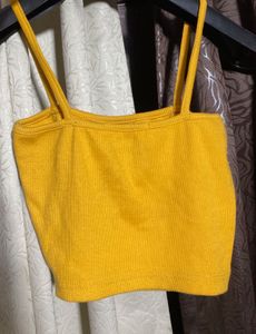 Yellow Crop Top
