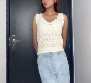 Crochet Knit Tank Top