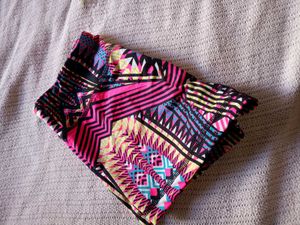 Funky Patterned Athletic Shorts