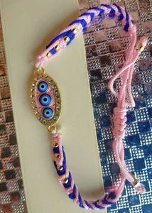 Braided Evil Eye Bracelet
