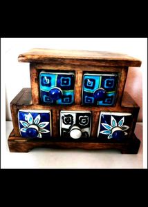 Wooden / Ceramic Drawer Organizer No Coins