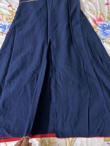 Blue A-line Kurta