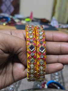 Elegant Handmade Bangle Set