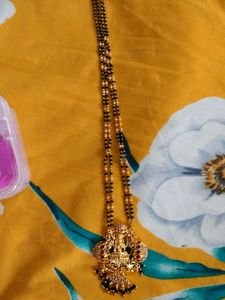 Long Black Beads