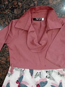 Butterfly Print Dress