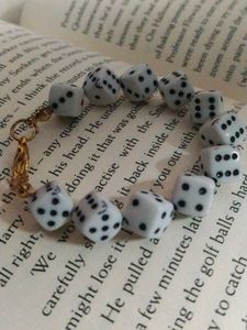Aesthetic Dice (White) Bracelet