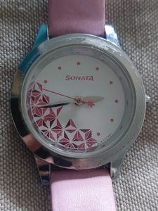 Sonata Women's Watch Pink