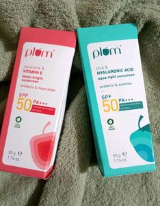 Plum Sunscreen Each For 300rs