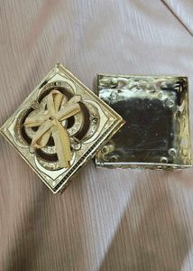 New Unused Ornate Gold Decorative Box