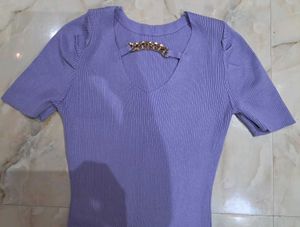 Purple Bodycon Dress