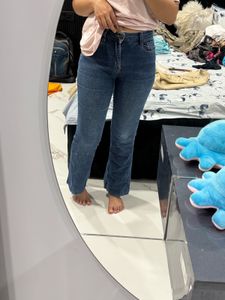High Waist 30 Inch Blue Jeans