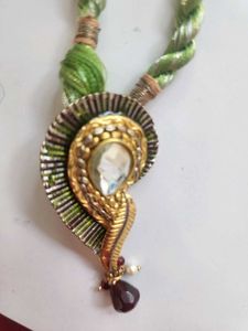 Pendent And Earings With Dori.