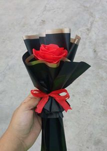One Handmade Ribbon Rose Bouquet..🌹✨💕