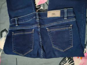 Flared Leg Jeans dark blue - never worn