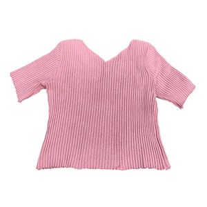 Winter Pink Crop Top