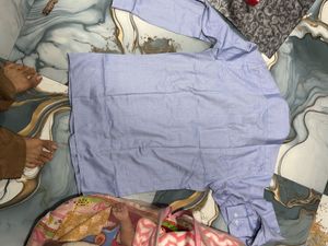 Blue Patterned Formal Shirt VAN HEUSEN