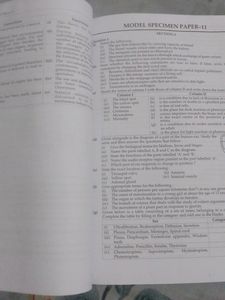 Model Specimen Papers ICSE(Biology)