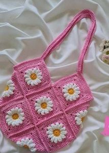 Crochet Daisy Bag