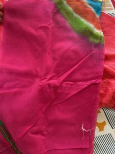 Yellow Dupatta with Gold Border
