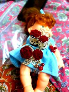 Red Rose Hair Clip