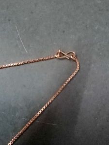 Copper Plated Chain With Star Pendent