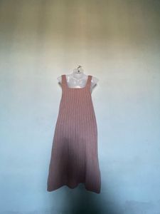 Ribbed Knit Slip Dress