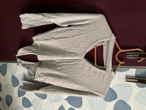 Grey Aesthetic Top