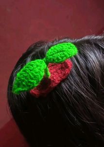 Crochet Sprout Hair Clip🤎✨️