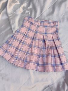 Pink skater skirt