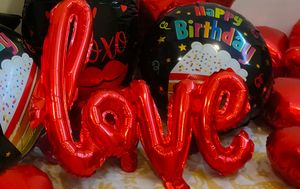 Love And Bottle Foil Balloons
