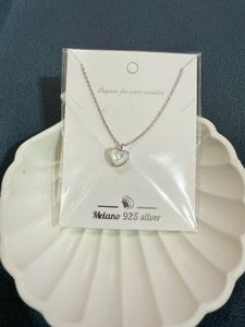 92.5 Silver Mother Of Pearl Heart Pendant