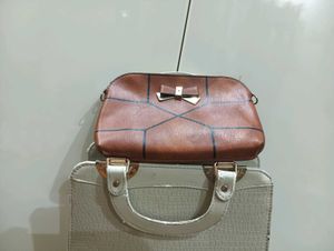 Of WhiteTop Handle Bag in a good Condition