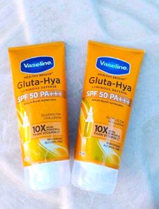 Pack Of 2 ❤️ Vaseline Gluta Hya Sunscreen