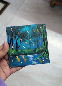 Mini Enchanted Forest Canvas Art Painting