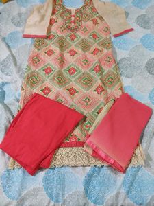 Elegant Embroidered Kurta Set