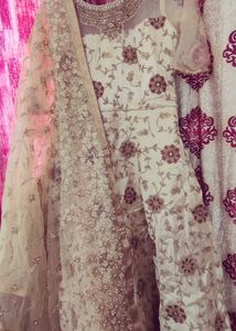 Elegant Floral Embroidered Anarkali Suit