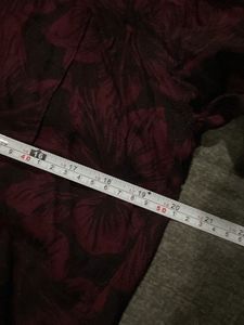 Floral Printed Red Tshirt