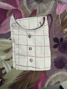Elegant Checked Kurta