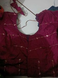 Purple Saree
