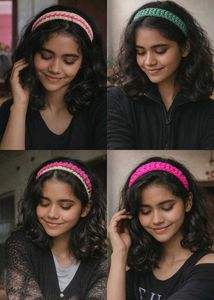 Crochet Headbands - Colorful Handmade