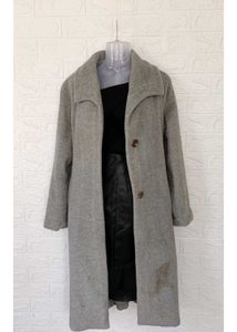 Imported grey Wool OverCoat