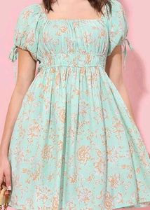 Floral Print Mini Dress