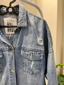 Distressed Denim Jacket