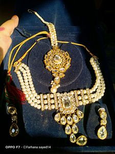 Pakistani Pearl Necklace Set