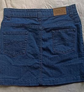 Blue Denim Skirt