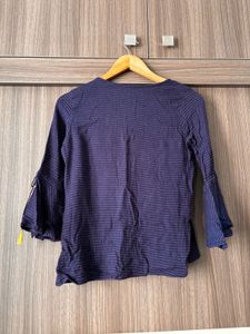 Parrot Navy Blue Top